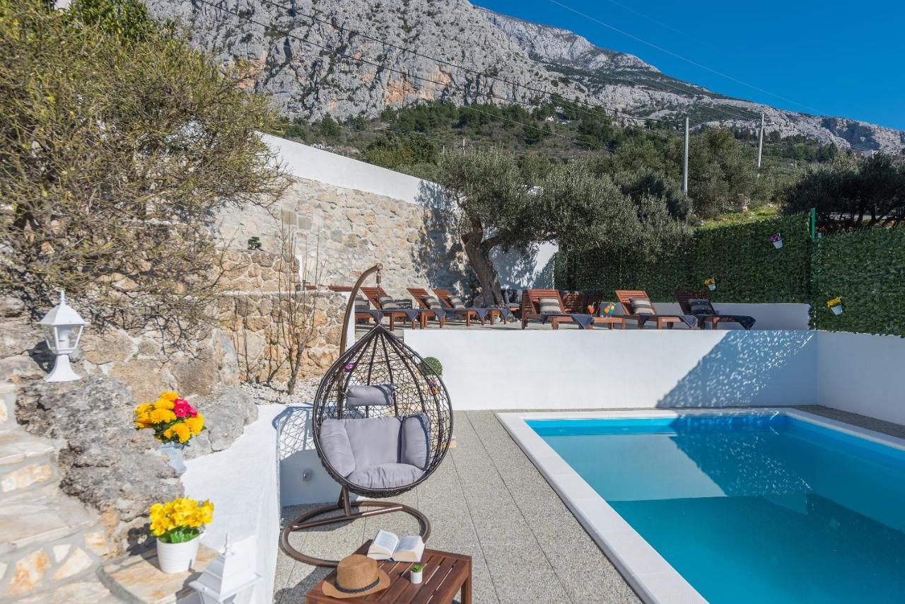 Villa Petra Apartment With Private Pool Makarska Bagian luar foto
